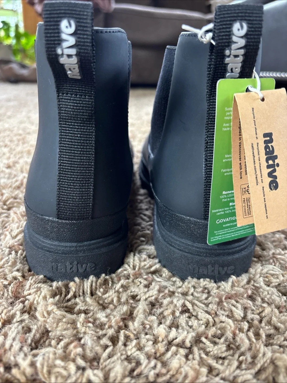 Native Kids Kensington Chelsea Unisex Booties for Youth Black 6 M